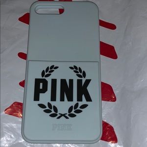 PINK VS Iphone 7 Plus Soft Case with Card Holder